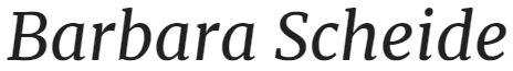 Barbara Scheide